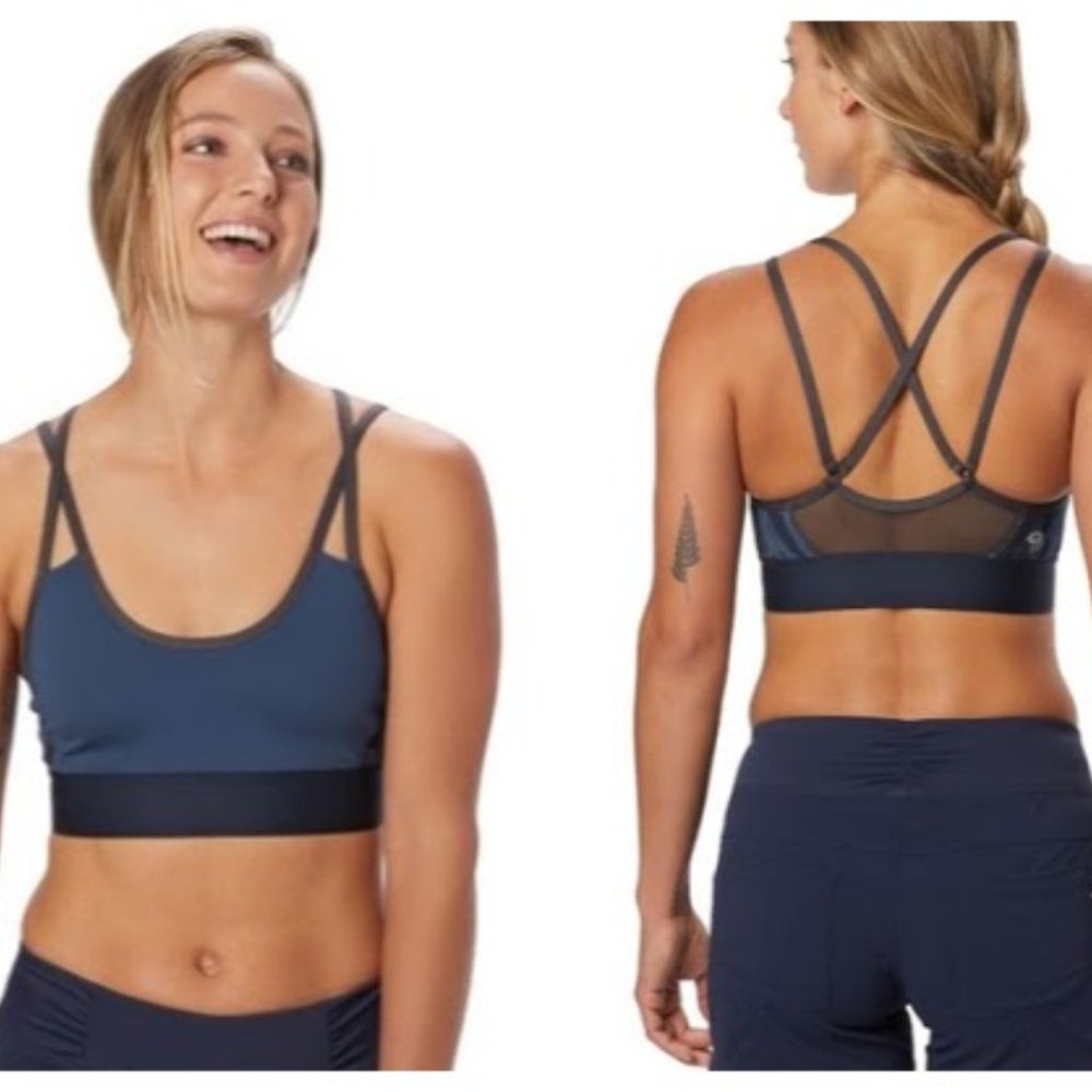 Mountain Hardwear Tonsai Blue Bralette Sports Bra